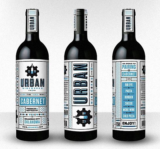 Wijnetiket "millenium generatie"