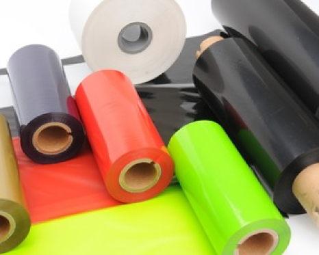 Different papers in different colors for label production