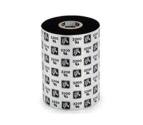 Produkt Thermotransferband, 3200, Wachs/ Resin, 110mm x 450m, schwarz (12 pro packung) Foto