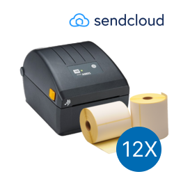 Produit Lot d’initiation SendCloud : Zebra imprimante ZD220D + 12 rouleaux d’étiquettes Zebra compatibles 102mm x 150mm Image