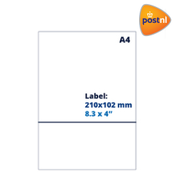 Produit Bon de livraison/étiquette de retour A4, 100mm x 150mm, 1000 feuilles Image