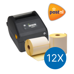 Product Starter Package: Zebra ZD421DT WiFi/Bluetooth + 12 rolls 102mm x 150mm Image