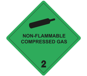 Étiquettes IMO 2.2 Non Flammable Compressed Gas, 100mm x 100mm, 1000 étiquettes