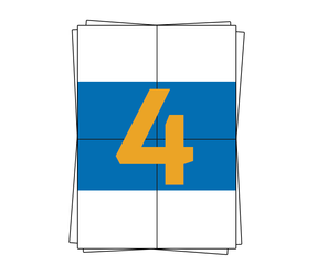 Product Herma A4 Etiket 4676 compatible, 105mm x 148mm Afbeelding