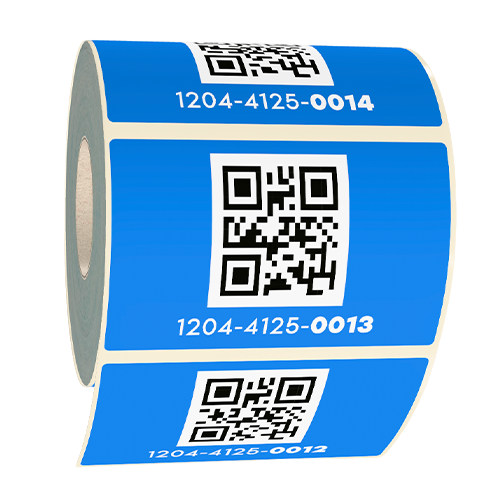 LPN 100mm x 58mm Blauw