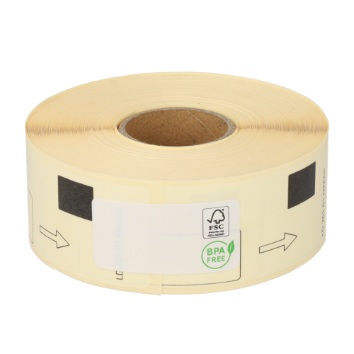 Produkt Brother DK-11201 kompatible Etiketten, 29mm x 90mm, 400 Etiketten, weiß, permanent Foto