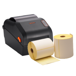 DHL starterspakket: Bixolon XD5-40dEK ethernet printer + 12 rollen compatible labels 102mm x 210mm