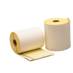 12x Dymo S0904980 compatible labels DHL, 104mm x 159mm, 220 etiketten, blanco, permanent