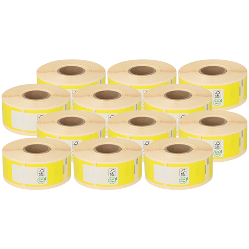 Dymo 11352 / S0722520 kompatible Etiketten, 25mm x 54mm, 500 Etiketten, weiß, permanent