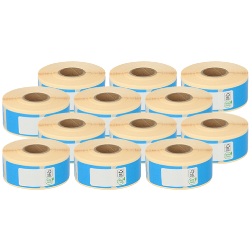 Dymo 11352 / S0722520 étiquettes compatibles, 25mm x 54mm, 500 étiquettes blanches, permanentes