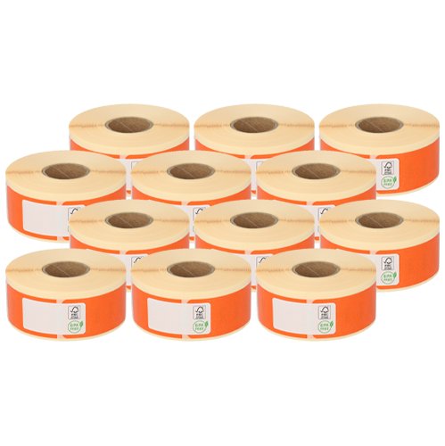 Dymo 11352 / S0722520 kompatible Etiketten, 25mm x 54mm, 500 Etiketten, weiß, permanent