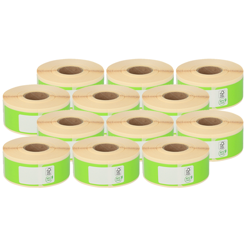 Dymo 11352 / S0722520 étiquettes compatibles, 25mm x 54mm, 500 étiquettes blanches, permanentes