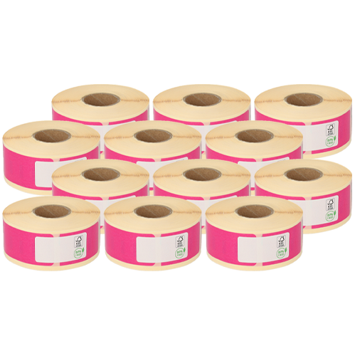 Dymo 11352 / S0722520 compatible labels, 25mm x 54mm, 500 etiketten, blanco, permanent