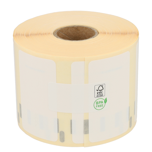 Product Dymo 11354 compatible labels, 57mm x 32mm, 1.000 labels, white, permanent Image
