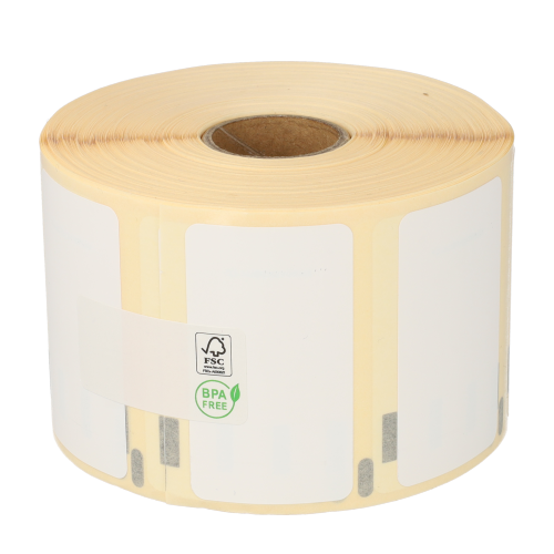 Produkt Dymo 11354 kompatible Hochleistungs-Etiketten, 57mm x 32mm, 1.000 Etiketten, weiß, permanent (Polypropylen) Foto