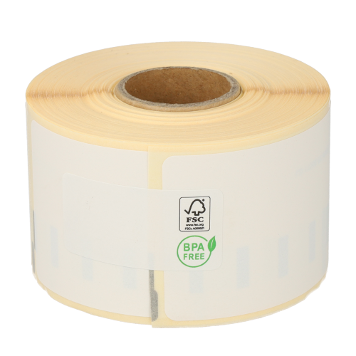 Product Dymo 11356 compatible labels, 41mm x 89mm, 300 labels, white, permanent Image
