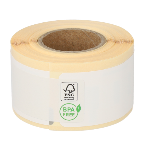 Product Dymo 1976411 compatible labels, 54mm x 25mm, 160 etiketten, blanco, permanent (Polypropyleen) Afbeelding