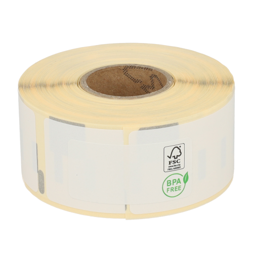 Product Seiko SLP-2RLH compatible labels, 28mm x 89mm, 260 etiketten, blanco, verwijderbaar Afbeelding