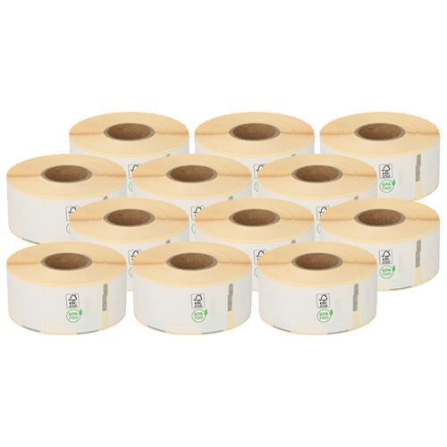 Dymo 99010 etiquetas compatibles, 28mm x 89mm, 260 etiquetas, blanco, permanente