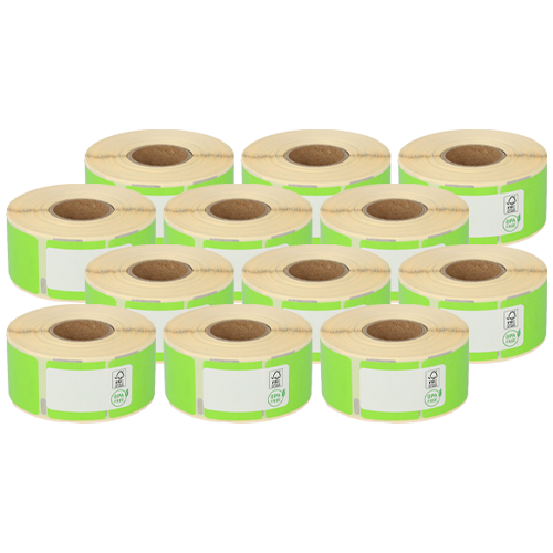 Dymo 99010 étiquettes compatibles, 28mm x 89mm, 260 étiquettes blanches, permanentes
