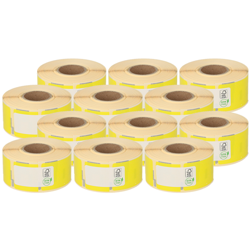 Dymo 99010 etiquetas compatibles, 28mm x 89mm, 260 etiquetas, blanco, permanente