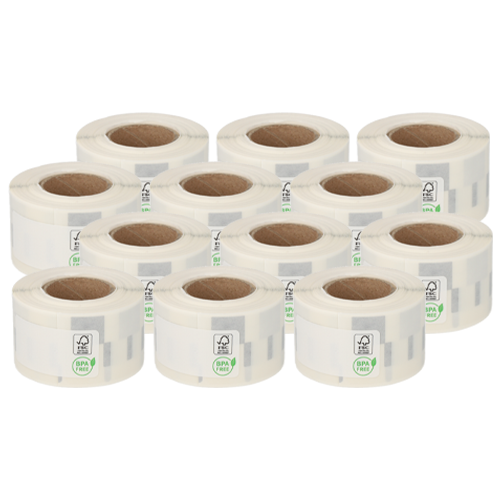 Seiko SLP-1RLC, etiquetas compatibles, 28mm x 89mm, 130 etiquetas, transparante, permanente