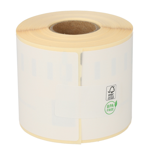 Product Dymo 99015 / S0722440 compatible labels, 54mm x 70mm, 320 labels, white, permanent Image