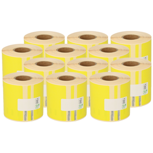 Dymo 99019 / S0722480 étiquettes compatibles, 190mm x 59mm, 110 étiquettes blanches, permanentes