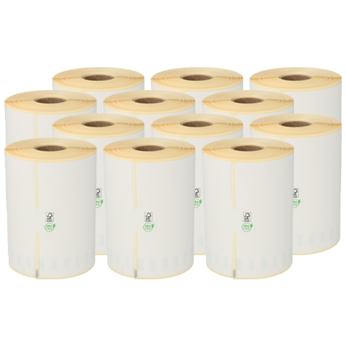 Dymo S0904980 kompatible Etiketten SendCloud, 104mm x 159mm, 220 Etiketten, weiß, permanent