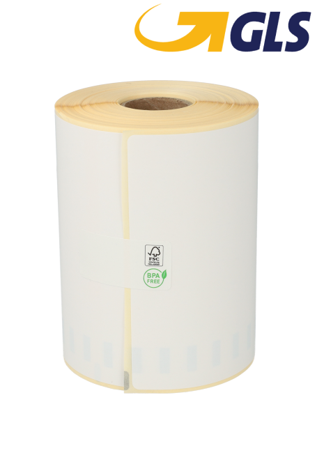 Prodotto Dymo S0904980 etichette compatibili GLS, 104mm x 159mm, 220 etichette, bianco, permanente Immagine