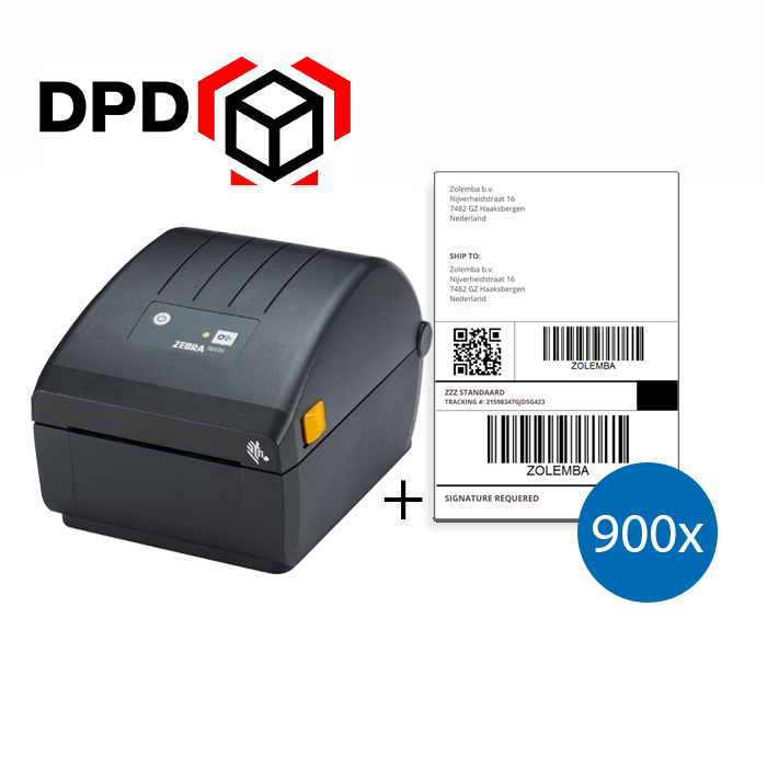 Produit Imprimante DPD Zebra ZD220D + 900 étiquettes d'expédition Image