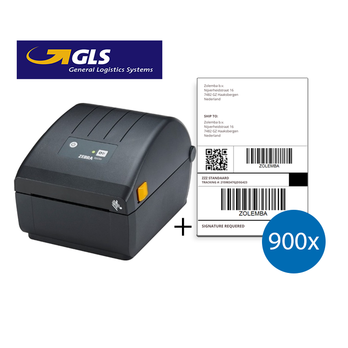 Produit Imprimante GLS Zebra ZD220D + 900 étiquettes d'expédition Image