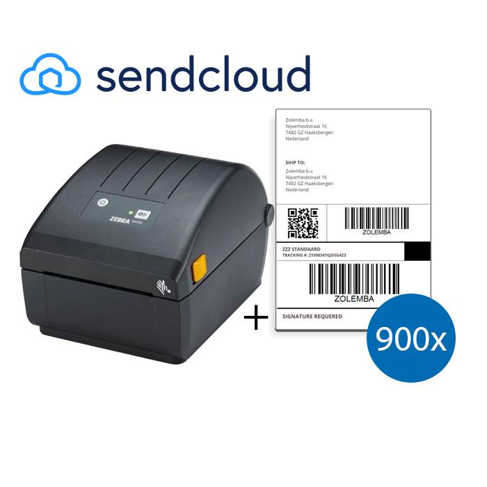 Produit Imprimante SendCloud Zebra ZD220D + 900 étiquettes d'expédition Image