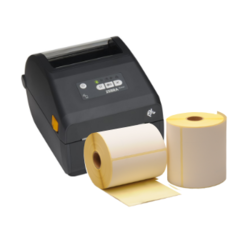 UPS starterspakket: Zebra ZD421D ethernet printer + 12 rollen Zebra compatible labels 102mm x 150mm