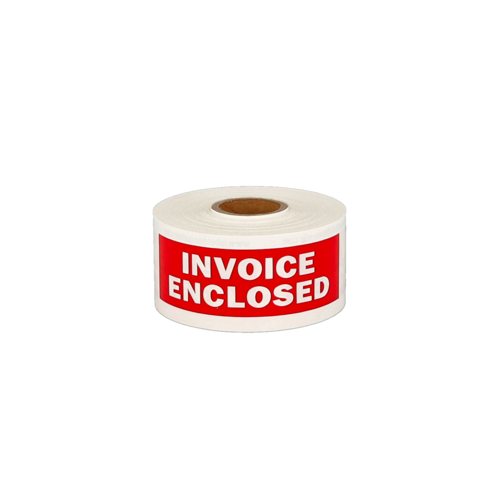 Etichette per fatture allegate, 101,6mm x 38,1mm, 300 etichette, permanente