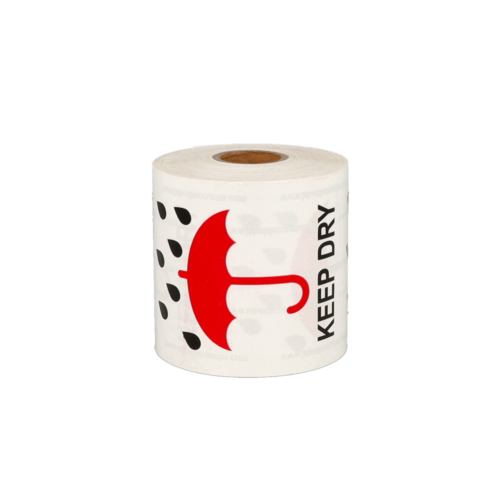 Produit Étiquettes d’expédition avec avertissement, keep dry, 76,2mm x 101,6mm, 300 étiquettes, permanent Image