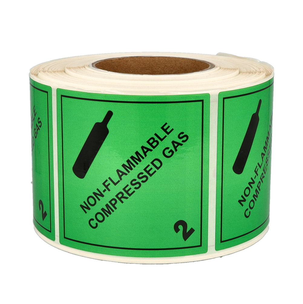 Produit Étiquettes IMO 2.2 Non Flammable Compressed Gas, 100mm x 100mm, 1000 étiquettes Image