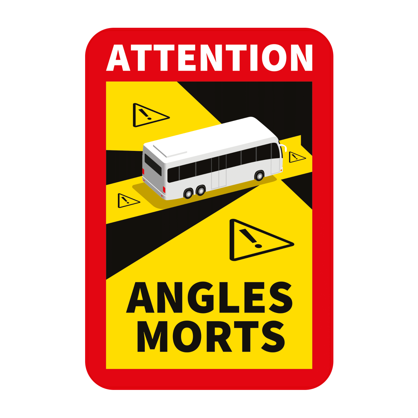 12x Angles Morts Autobús - Etiqueta punto ciego