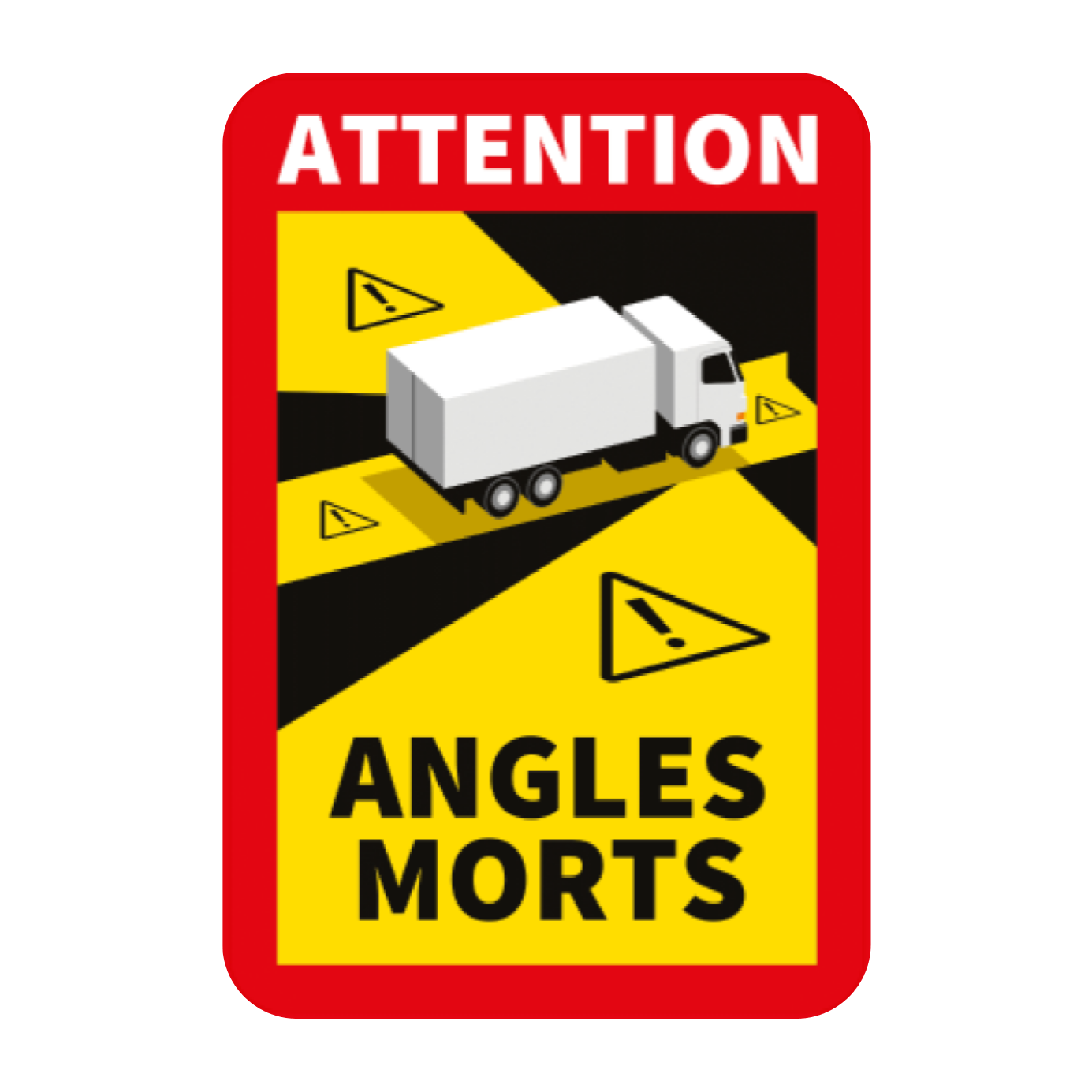 12x Angles Morts Camion - Autocollant angle mort