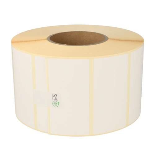 Product Zebra Z-Perform 1000D (306777-T) compatible, Eco, 100mm x 50mm, 3000 etiketten, 76mm kern, wit, permanent Afbeelding