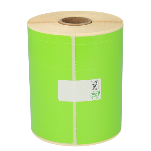 Thermische Versandetiketten, 102mm x 150mm, ECO, 300 Etiketten, 25mm Hülse, weiß, permanent