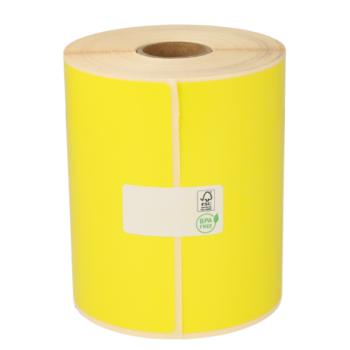 Etichette compatibili (800264-605) Zebra, 102mm x 150mm, 300 etichette ECO, diametro 25mm, bianco, permanente
