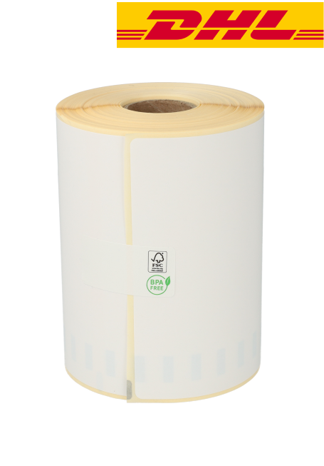 Producto Dymo S0904980 Etiquetas compatible DHL, 104mm x 159 mm, 220 etiquetas, blanco, permanente Imagen