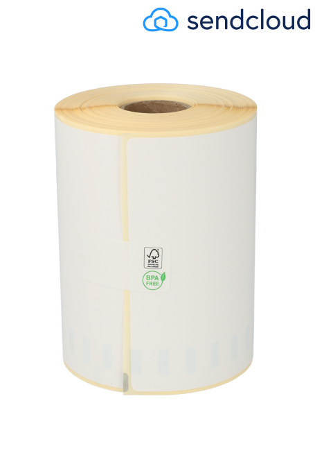 Produit Dymo étiquettes compatibles S0904980 SendCloud, 104mm x 159mm, 220 étiquettes blanches, permanentes Image