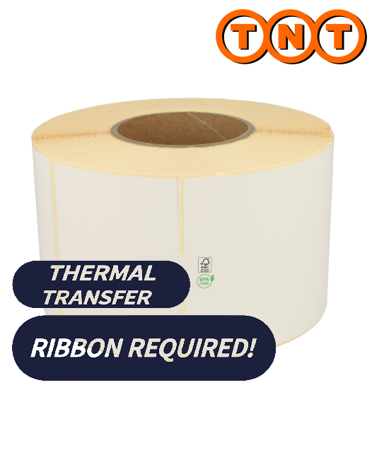 Product TTR Zebra TNT (87985) compatible verzendlabel, 102mm x 152mm, 900 etiketten, 76mm kern Afbeelding