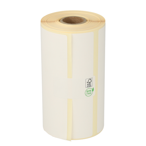 Produkt Zebra (3005281-T) kompatible Etiketten, 102mm x 150mm, 110 Etiketten, 19mm Hülse, eco, weiß, permanent Foto