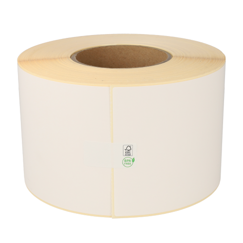 Zebra compatible DHL verzendetiketten, 102mm x 210mm, 640 etiketten, 76mm kern, wit, permanent