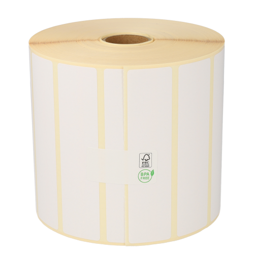 Produkt Bixolon 800264-105BIX kompatible Etiketten, Top, 102mm x 25mm, 2580 Etiketten, 25mm Kern, weiß, permanent Foto