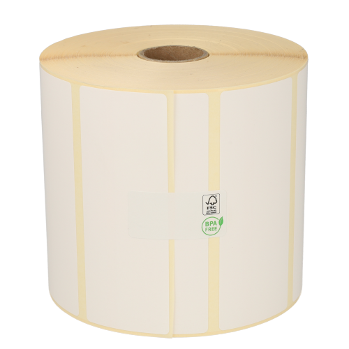Perco - Etichette Per Prezzi Adesive, 32x48 Mm, Confezione Da 1000 Pezzi, Cartoncino Bianco Opaco Per Pistola Etichettatrice