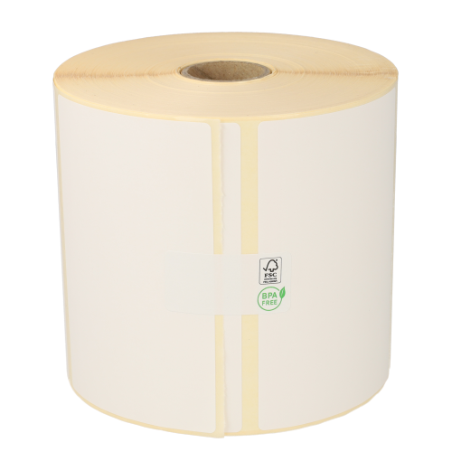 Produkt Bixolon 880191-076DBIX kompatible Etiketten, Eco, 102mm x 76mm, 930 Etiketten, 25mm Kern, weiß, permanent Foto